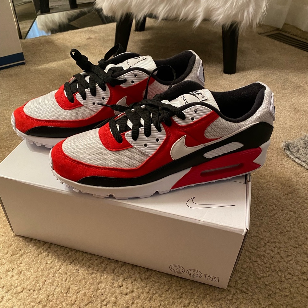 Nike, Air Max 90 (customized), Size Women 11/Men 9.5